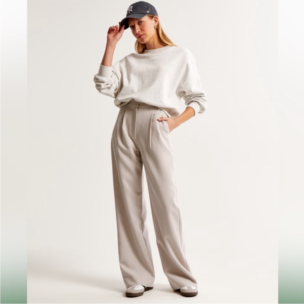 Abercrombie & Fitch Sloan Trousers Pants XXS Cream